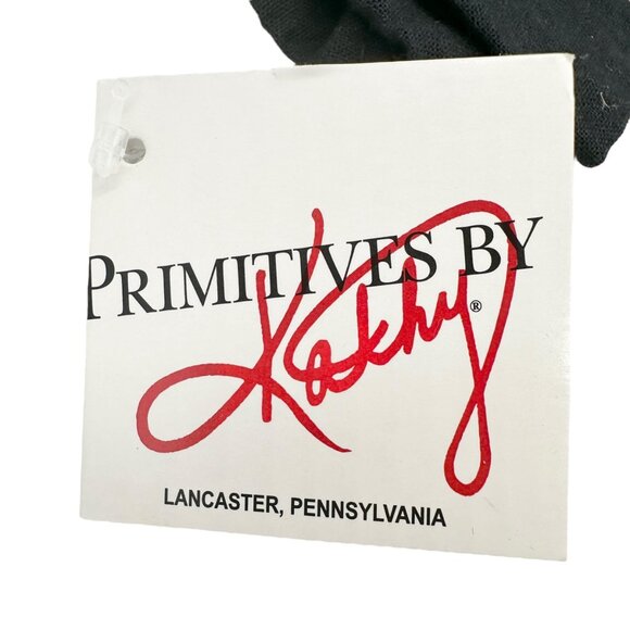 Primitives by Kathy Dish Towel 29 x 29 Black White Father NWT - Picture 4 of 8